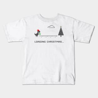 Loading Christmas T-Rex Offline Kids T-Shirt